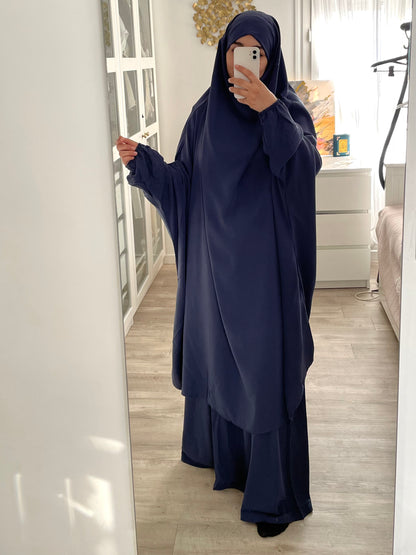 Jilbab Bahia blue