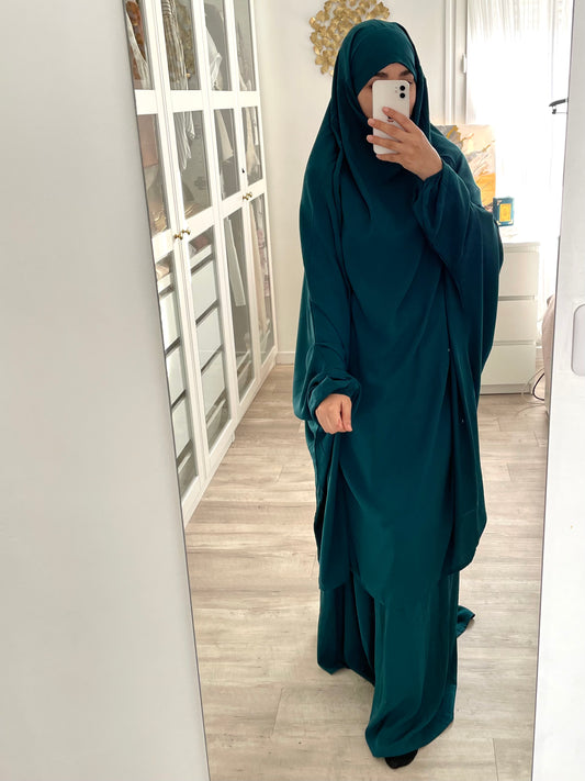 Jilbab Bahia emerald