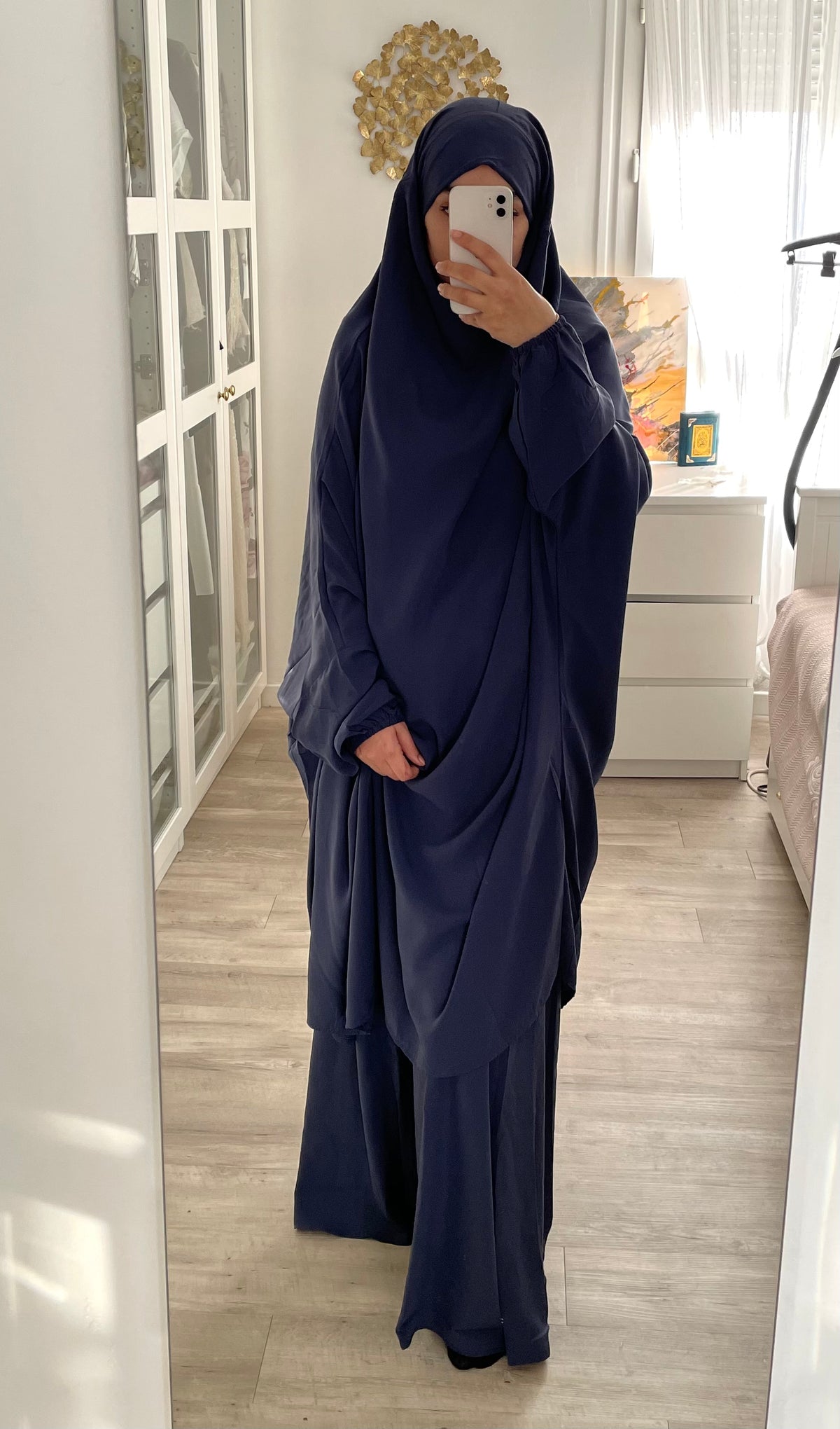 Jilbab Bahia blue