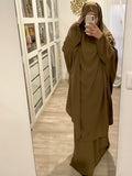 Jilbab Bahia taupe