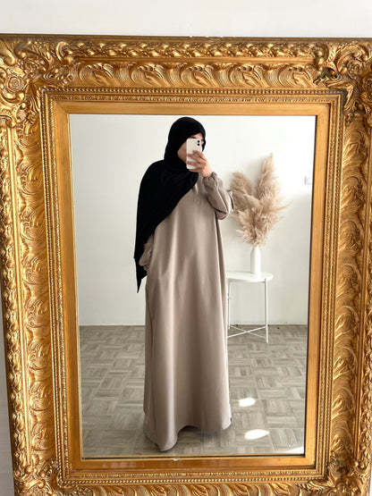 Taupe El Haya Abaya