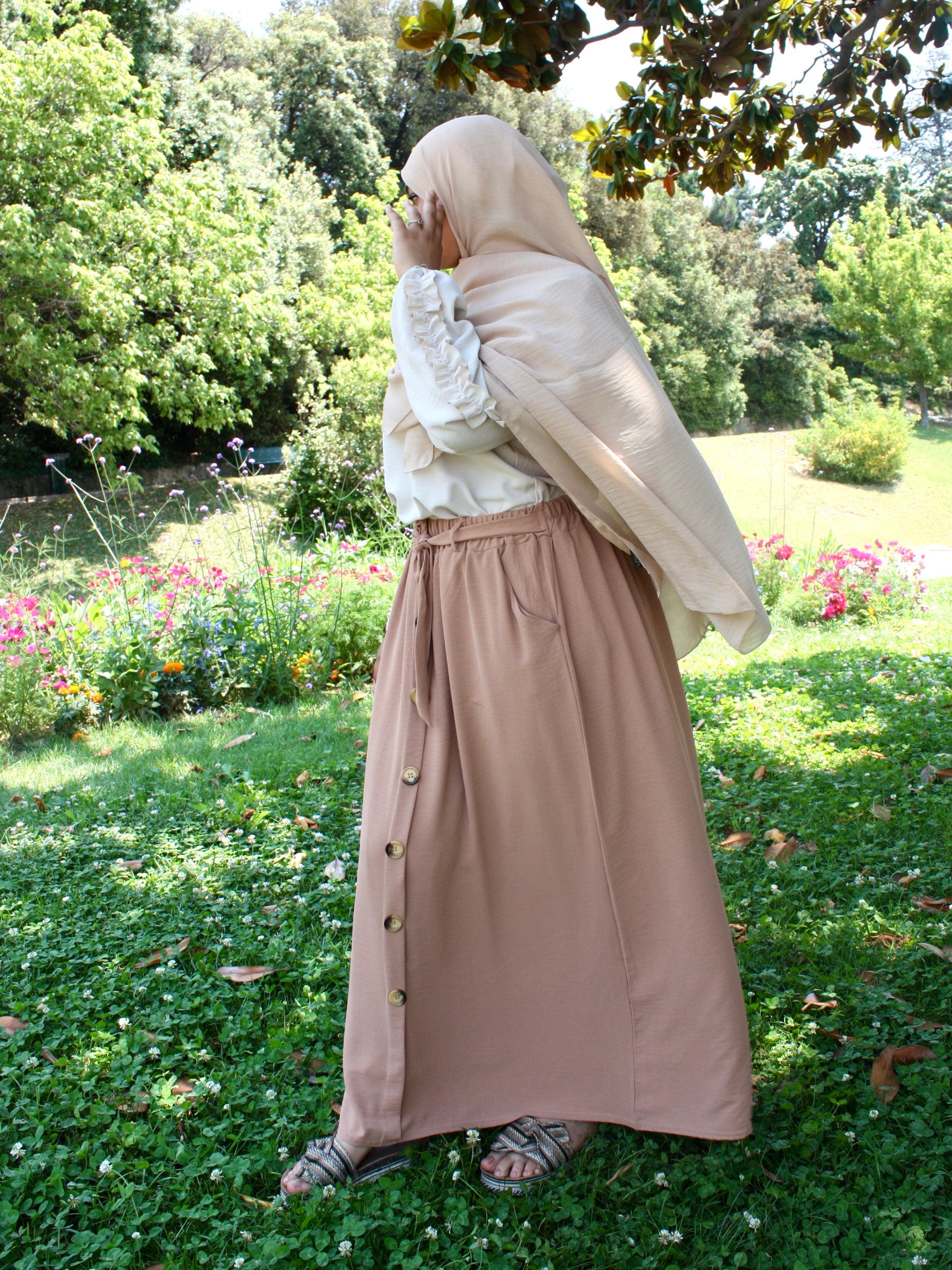 Jupe Chloé nude