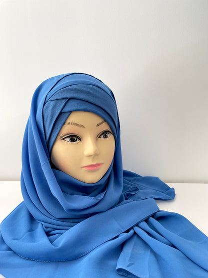 Hijab ready to put on with headband