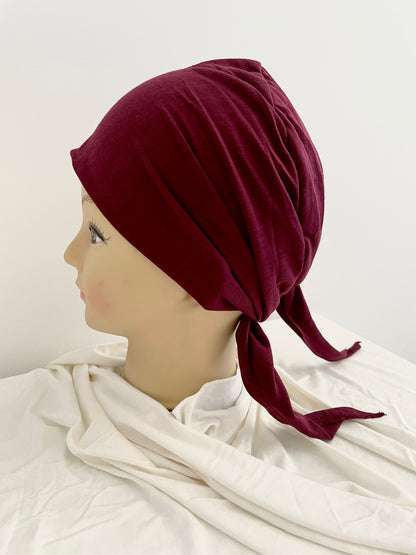Hat to tie
