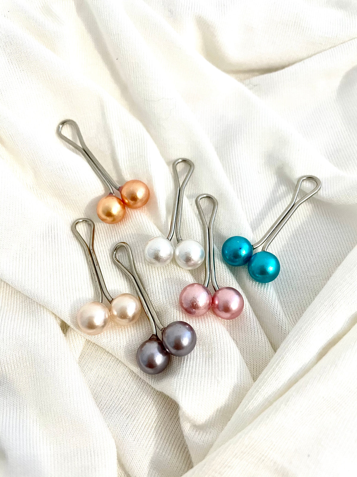 Anti round hole hijab clip