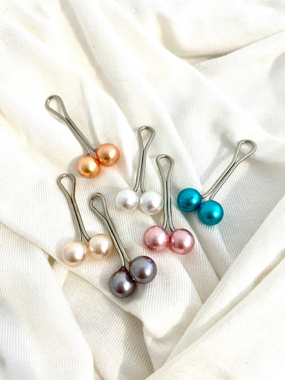 Anti round hole hijab clip