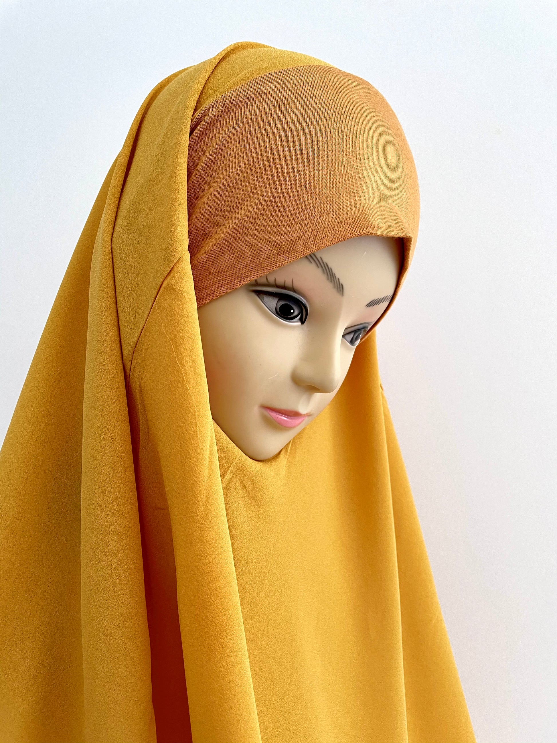 Khimar à enfiler en mousseline