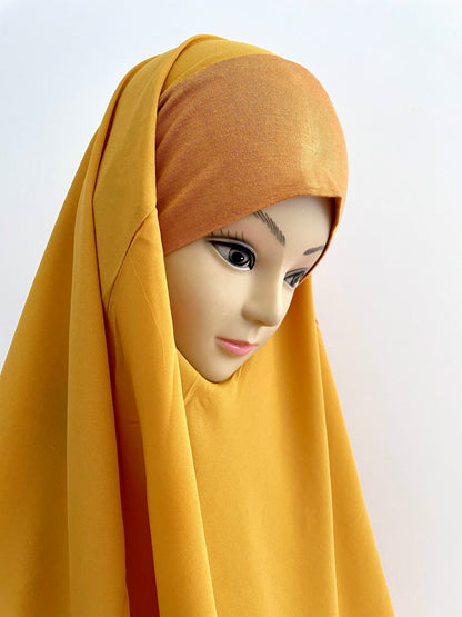 Muslin slip-on khimar