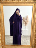 Jilbab Bahia aubergine
