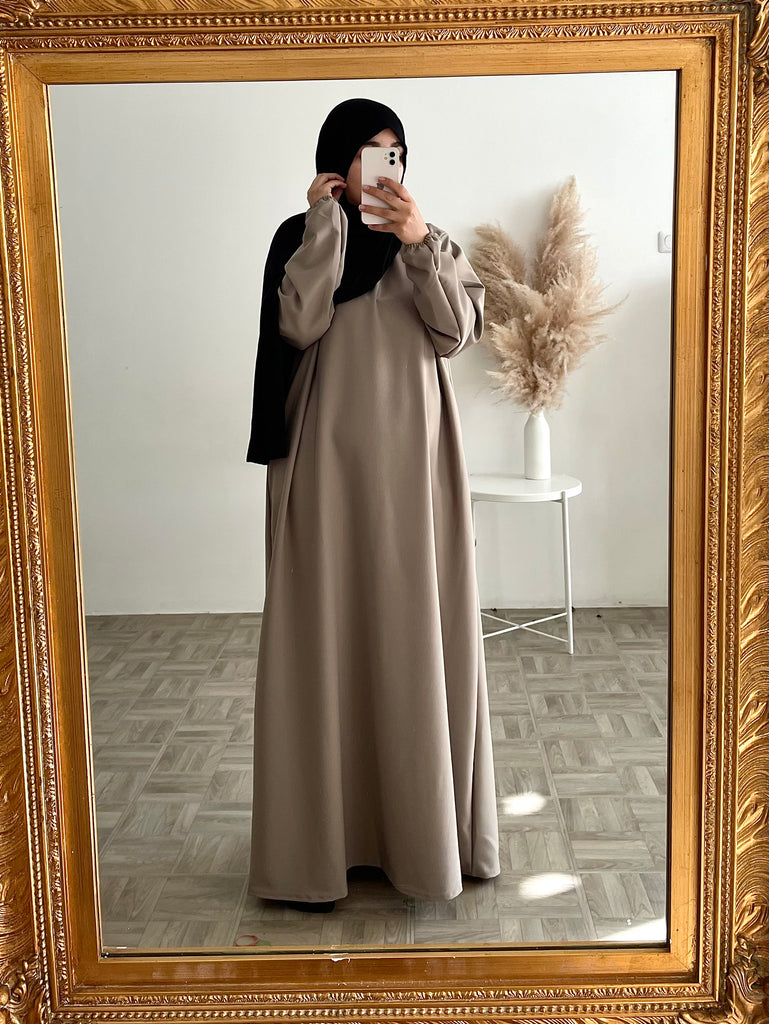 Abaya El Haya taupe