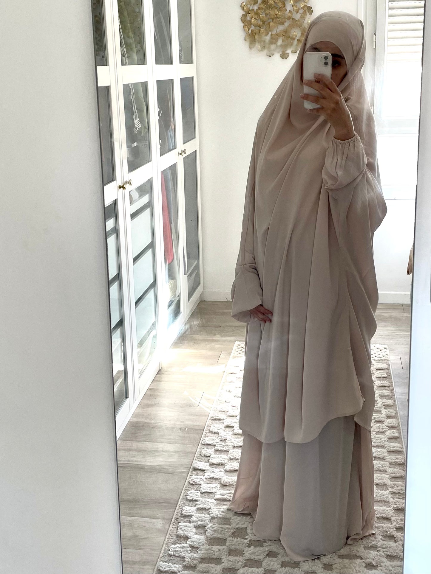 Beige Bahia jilbab