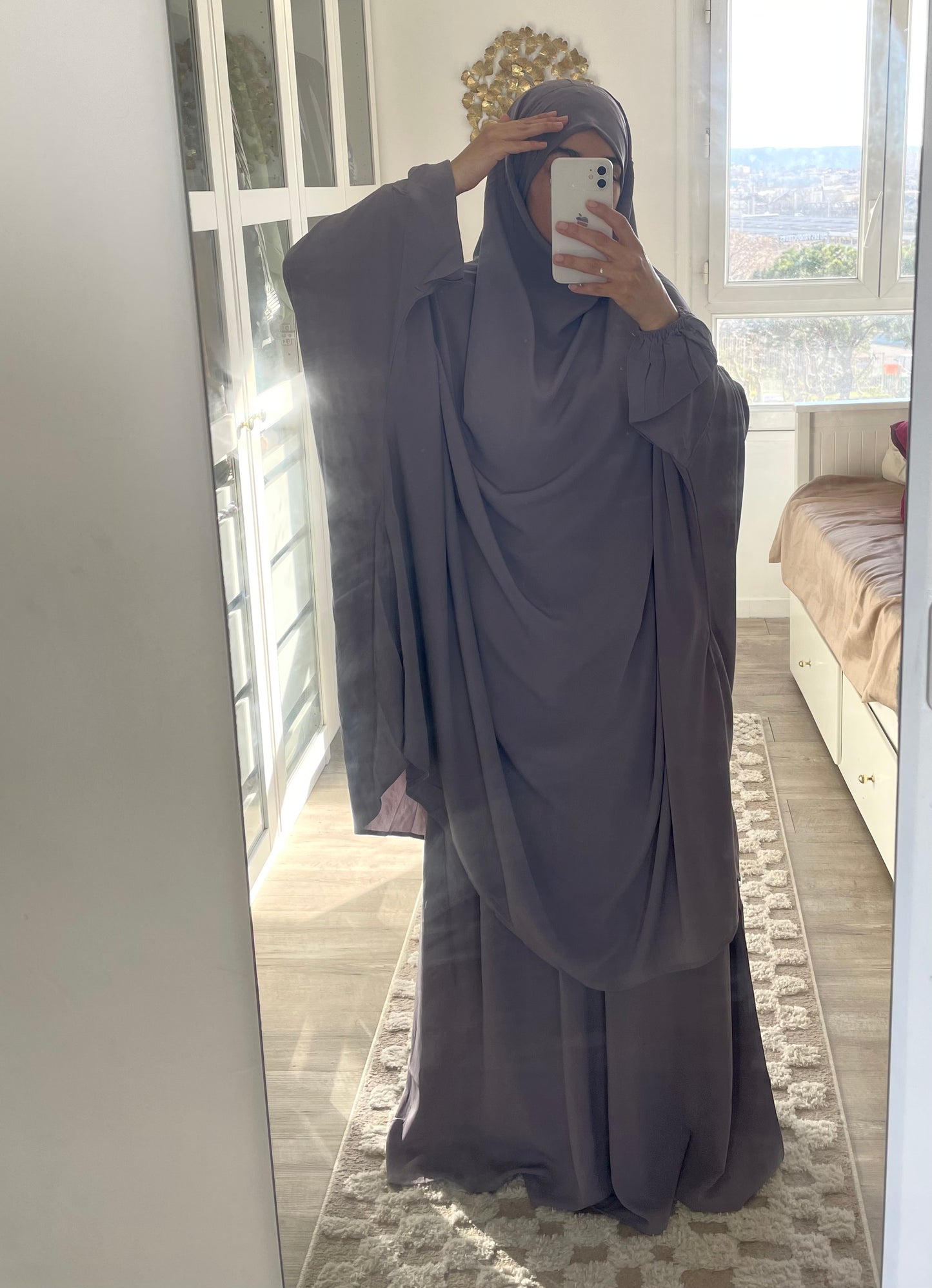 Jilbab Bahia lilac